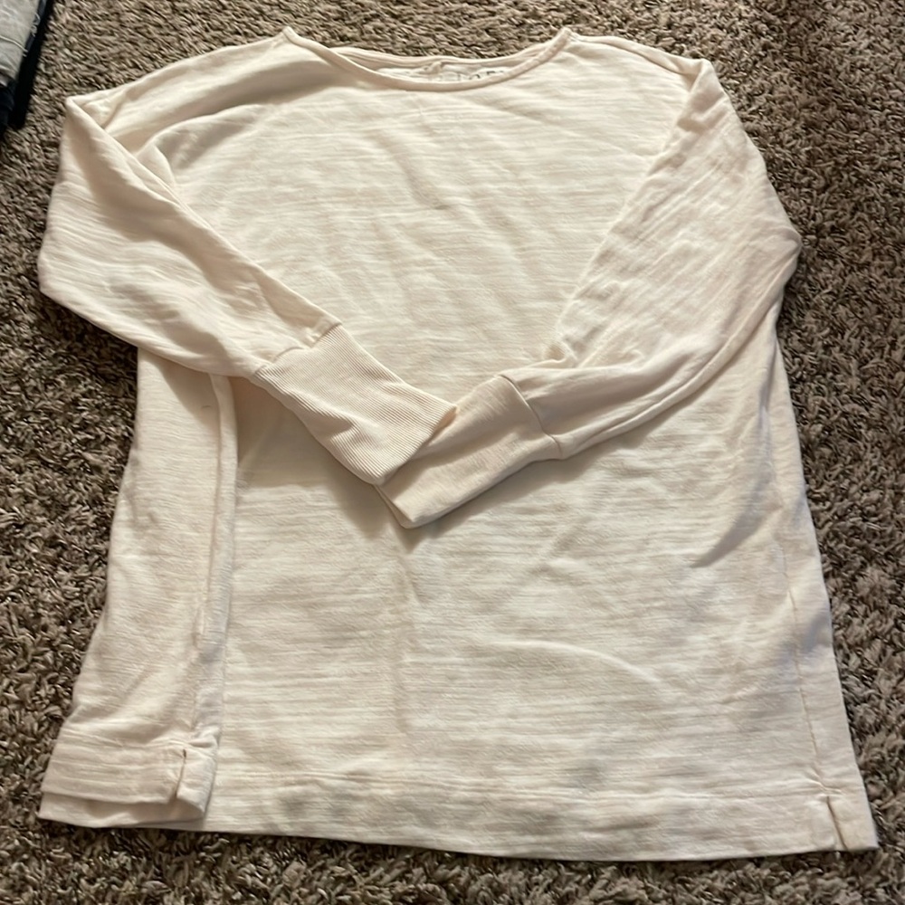 Loft long sleeve lightweight cotton top